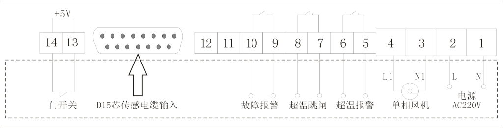 IB-Q201溫控器端子接線(xiàn)圖